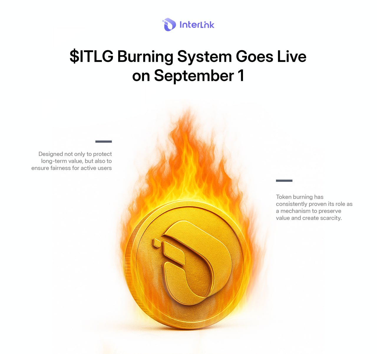 $ITLG Burning system DAO approval